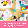 Post-it Bloc mémos 3M Post-it 654 76x76mm Energetic Colours 6 pièces