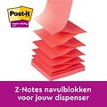Post-it Memoblok Post-it 3M Z-Note R330 Super Sticky 76x76mm Carnival 6 stuks