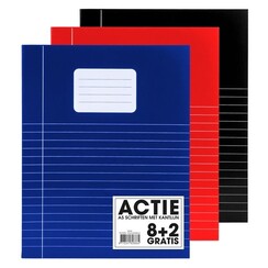 Cahier SOHO Basic A5 ligné 80 pages 70g assorti 8+2 gratuits