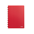 Atoma Cahier Atoma A4 carreau 5x5mm 144 pages 90g PP transparent assorti