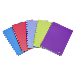 Cahier Atoma A5 ligné 144 pages 90g PP transparent assorti