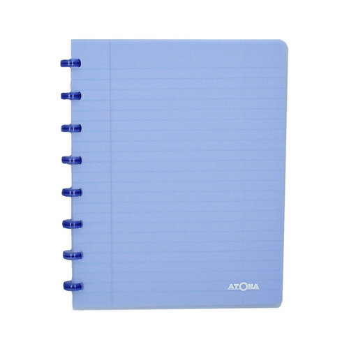 Atoma Cahier Atoma A5 ligné 144 pages 90g PP transparent assorti