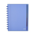 Atoma Schrift Atoma A4+ lijn 120blz 90gr PP transparant assorti