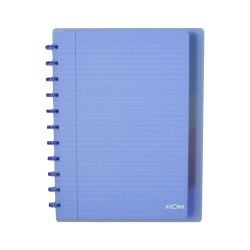 Atoma Cahier Atoma A4+ ligné 120 pages 90g PP transparent assorti