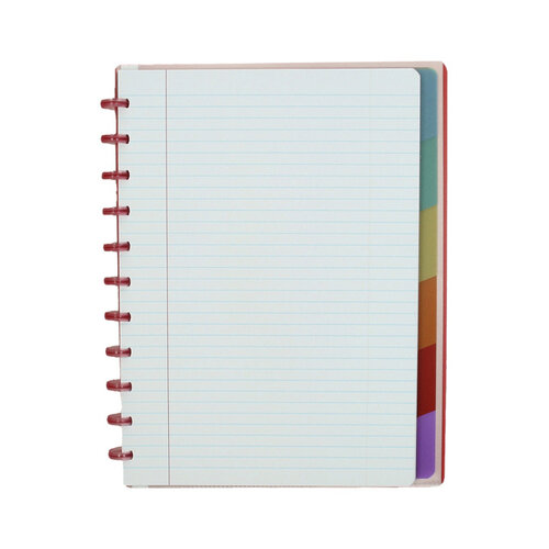 Atoma Schrift Atoma A4+ lijn 120blz 90gr PP transparant assorti