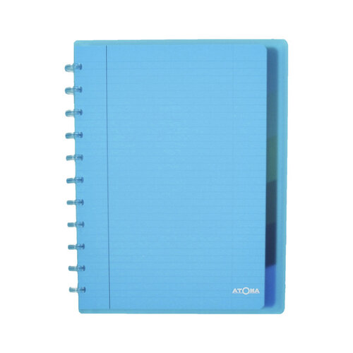Atoma Schrift Atoma A4+ lijn 120blz 90gr PP transparant assorti