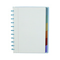 Atoma Schrift Atoma A4+ lijn 120blz 90gr PP transparant assorti
