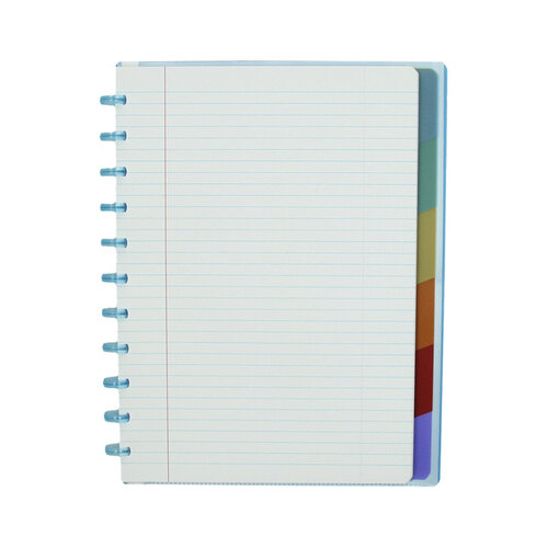 Atoma Schrift Atoma A4+ lijn 120blz 90gr PP transparant assorti