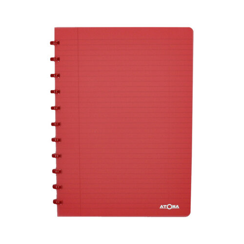 Atoma Cahier Atoma A4 ligné 144 pages 90g PP transparent assorti