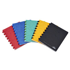 Cahier Atoma A5 carreau 4x8mm 144 pages 90g carton assorti