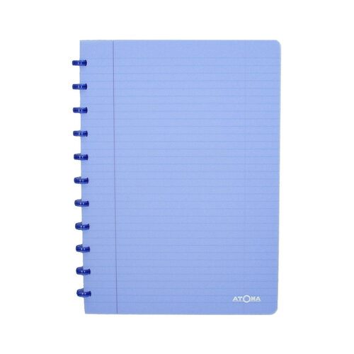 Atoma Cahier Atoma A4 uni 144 pages 90g PP transparent assorti