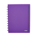 Atoma Cahier Atoma A4+ carreau 5mm 120 pages 90g PP transparent assorti