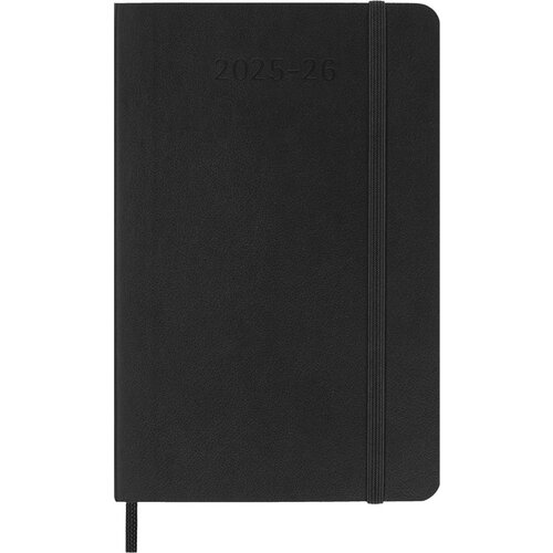 Moleskine Agenda 2025/2026 Moleskine 18M Planner Weekly 7 jours/1 page Pocket CS noir