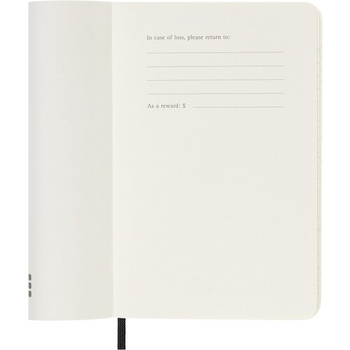 Moleskine Agenda 2025/2026 Moleskine 18M Planner Weekly 7 jours/1 page Pocket CS noir