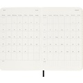 Moleskine Agenda 2025/2026 Moleskine 18M Planner Weekly 7 jours/1 page Pocket CS noir
