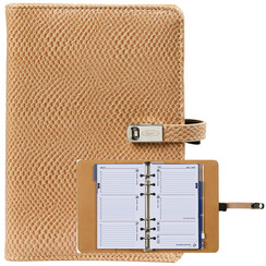 Organiseur Kalpa Personal Agenda 2025-2026 7 jours/2 pages serpent brun