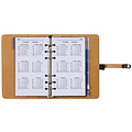 Kalpa Organiseur Kalpa Personal Agenda 2025-2026 7 jours/2 pages serpent brun