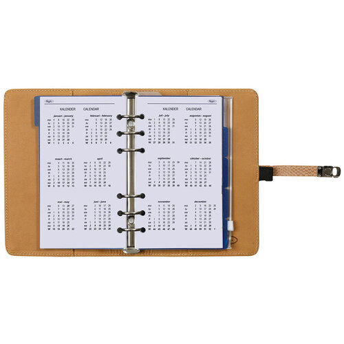 Kalpa Organiseur Kalpa Personal Agenda 2025-2026 7 jours/2 pages serpent brun