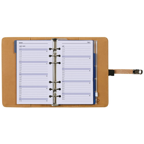 Kalpa Organiseur Kalpa Personal Agenda 2025-2026 7 jours/2 pages serpent brun