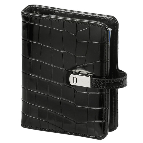 Kalpa Organiseur Kalpa Pocket Agenda 2025-2026 7 jours/2 pages croco noir