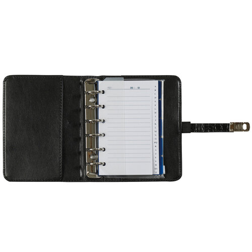 Kalpa Organiseur Kalpa Pocket Agenda 2025-2026 7 jours/2 pages croco noir