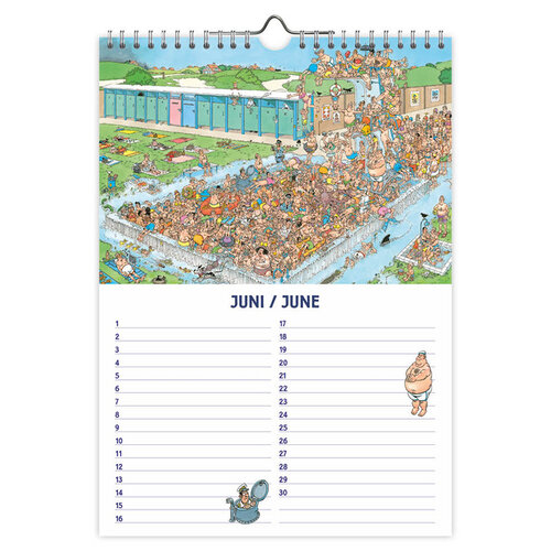 Jan van Haasteren Calendrier anniversaire Jan van Haasteren A4