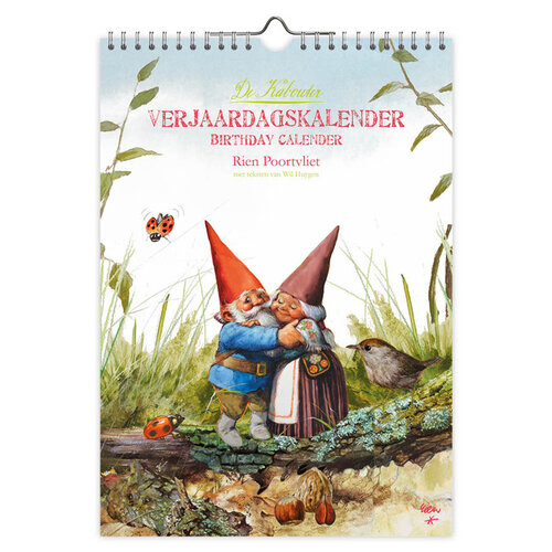 Comello Calendrier anniversaire Rien Poortvliet Kabouter A4