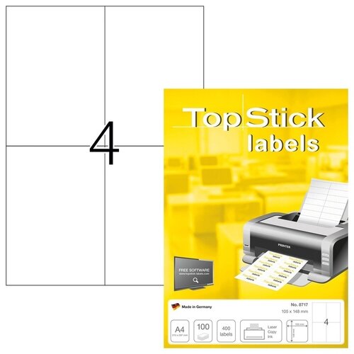 Office Etiket Office 105x148mm 400 stuks