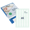 Rillprint Etiquette Rillprint 38x21,2mm transparent mat 1625 étiquettes