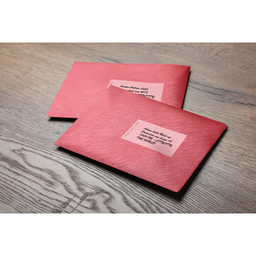 Rillprint Etiket Rillprint 105x42.4mm mat transparant  350 etiketten
