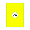 Rillprint Etiquette Rillprint 70x37mm jaune fluo 2400 étiquettes