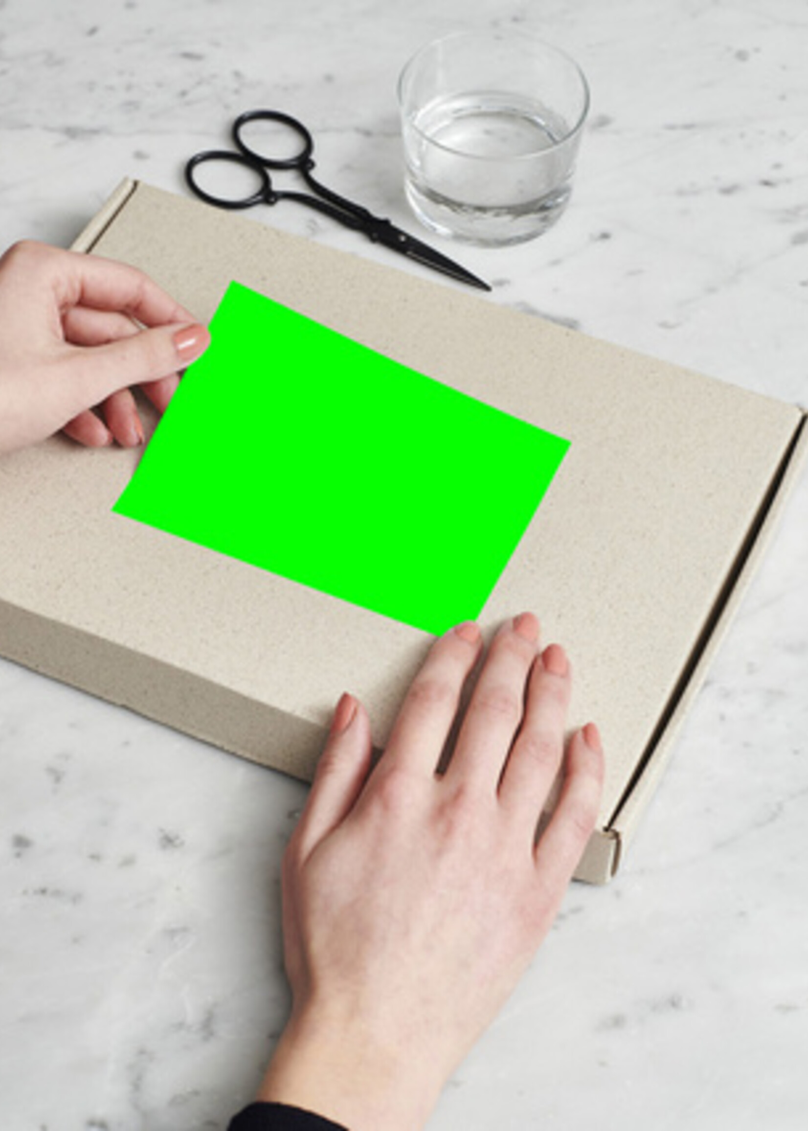 Rillprint Etiquette Rillprint 210x148mm vert fluo 200 étiquettes