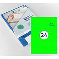 Rillprint Etiquette Rillprint 70x37mm vert fluo 2400 étiquettes