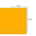 Rillprint Etiquette Rillprint 105x148mm orange fluo 400 étiquettes