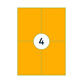 Rillprint Etiquette Rillprint 105x148mm orange fluo 400 étiquettes