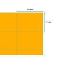 Rillprint Etiquette Rillprint 105x74mm orange fluo 800 étiquettes