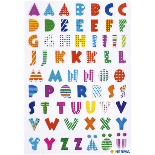 HERMA Etiquette HERMA Stone lettres colorées
