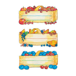Etiquette de cuisine HERMA 3604 Corbeilles à fruits 12 pcs