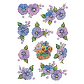 HERMA Etiquette HERMA 3818 Pensées violettes