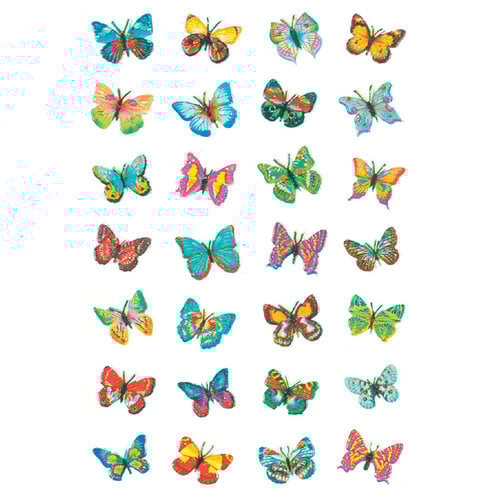 HERMA Etiquette HERMA 6819 Papillons film scintillant
