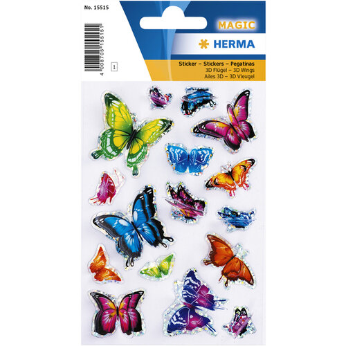 HERMA Stickers HERMA papillons ailes 3D