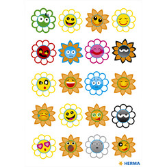 Stickers HERMA Crazy Suns Puffy