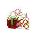 HERMA Etiquette HERMA cuisine Home New Look rouge