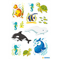 HERMA Autocollant Décor HERMA 15733 famille et amis baleine