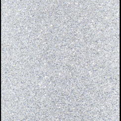 Glitterkarton Folia 50x70cm 300gr 5 vel zilver