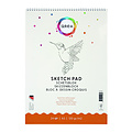 Qrea Bloc à croquis Qrea A3 24 feuilles 120g spirale