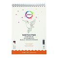 Qrea Schetsblok Qrea A5 24 vel 120gr spiraal