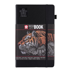 Carnet de croquis Sakura 130x210mm 140g 80 feuilles noires
