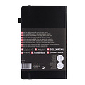 Sakura Schetsboek Sakura 80 zwarte vellen 140gr 130x210mm zwart