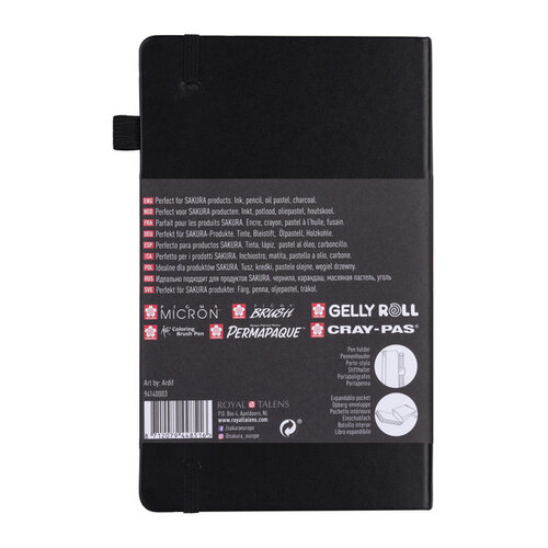 Sakura Carnet de croquis Sakura 130x210mm 140g 80 feuilles blanches